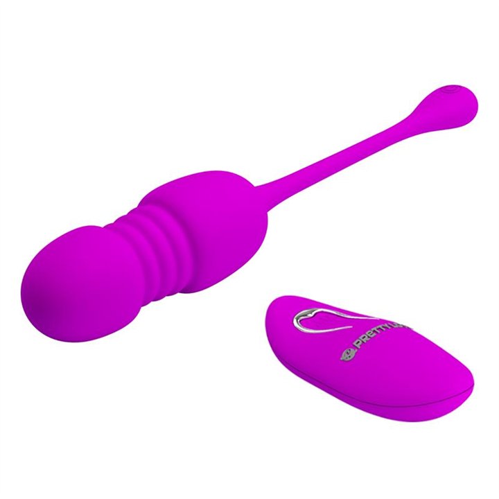 Callieri Vibrating Egg with Thrusting and Remote Control - BI-014892W - Teknashop Ltd