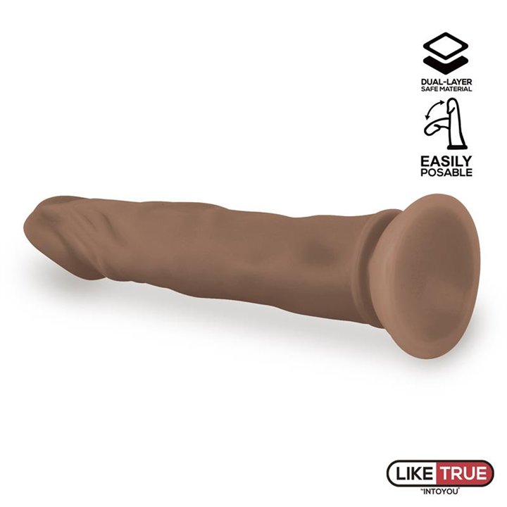 Lenser Articulable-Posable Realistic Dildo 8 Brown - LT-264 - Teknashop Ltd