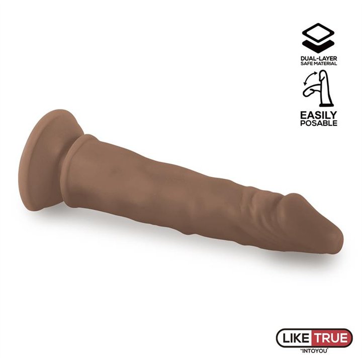 Lenser Articulable-Posable Realistic Dildo 8 Brown - LT-264 - Teknashop Ltd