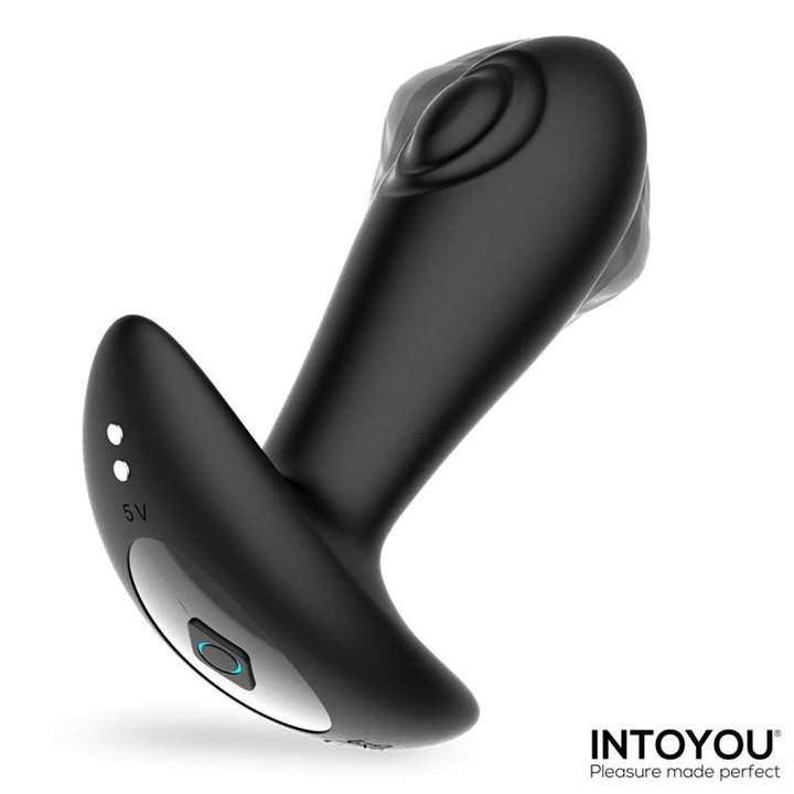 Milton Dual Tapping Anal Plug with Remote Control - U-262 - Teknashop Ltd