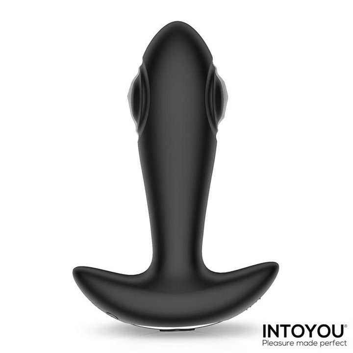 Milton Dual Tapping Anal Plug with Remote Control - U-262 - Teknashop Ltd