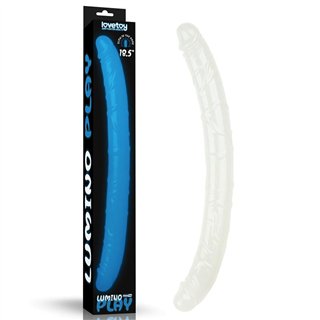 Double dildo Lumino Blue Light 18.5 - LO-LV313012 - Teknashop Ltd