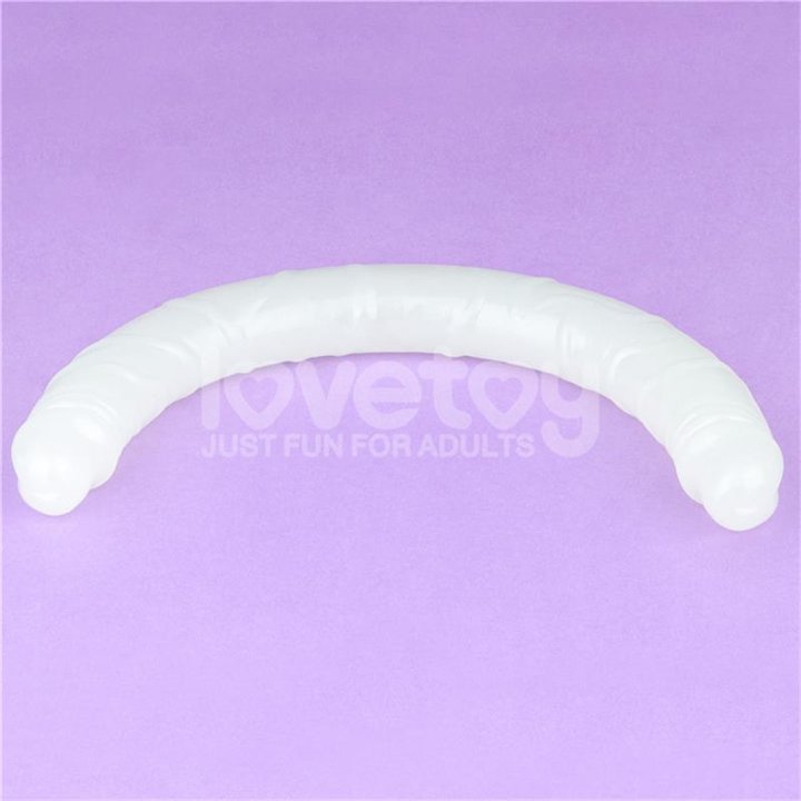 Double dildo Lumino Blue Light 18.5 - LO-LV313012 - Teknashop Ltd