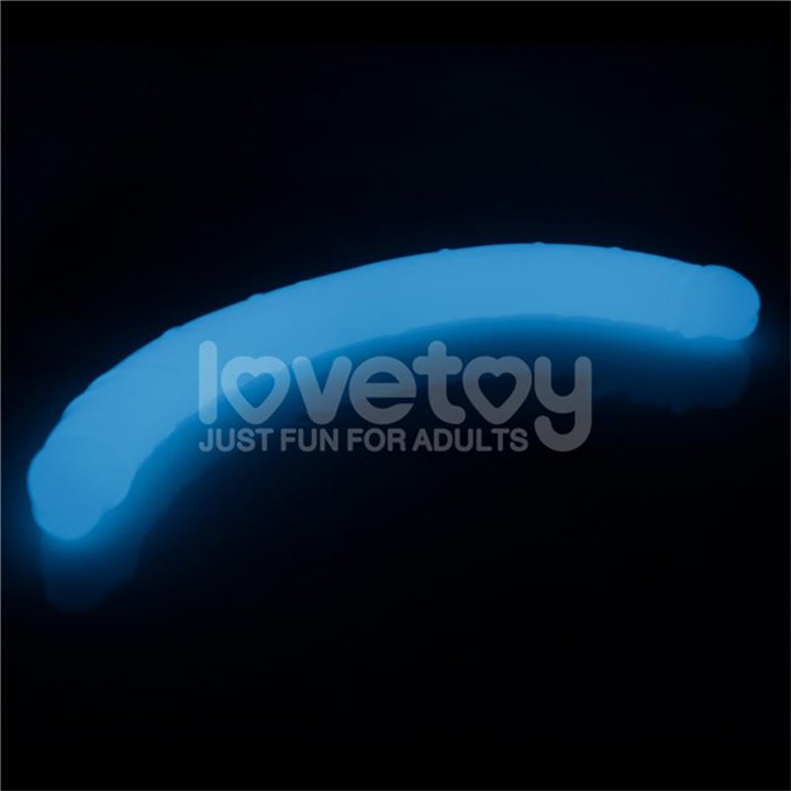 Double dildo Lumino Blue Light 18.5 - LO-LV313012 - Teknashop Ltd