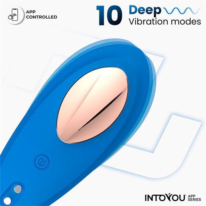 Panty Vibrator with App Silicone Blue - IN-281 - Teknashop Ltd