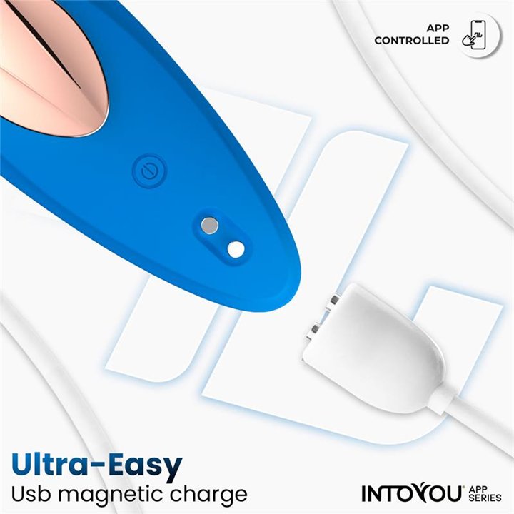 Panty Vibrator with App Silicone Blue - IN-281 - Teknashop Ltd