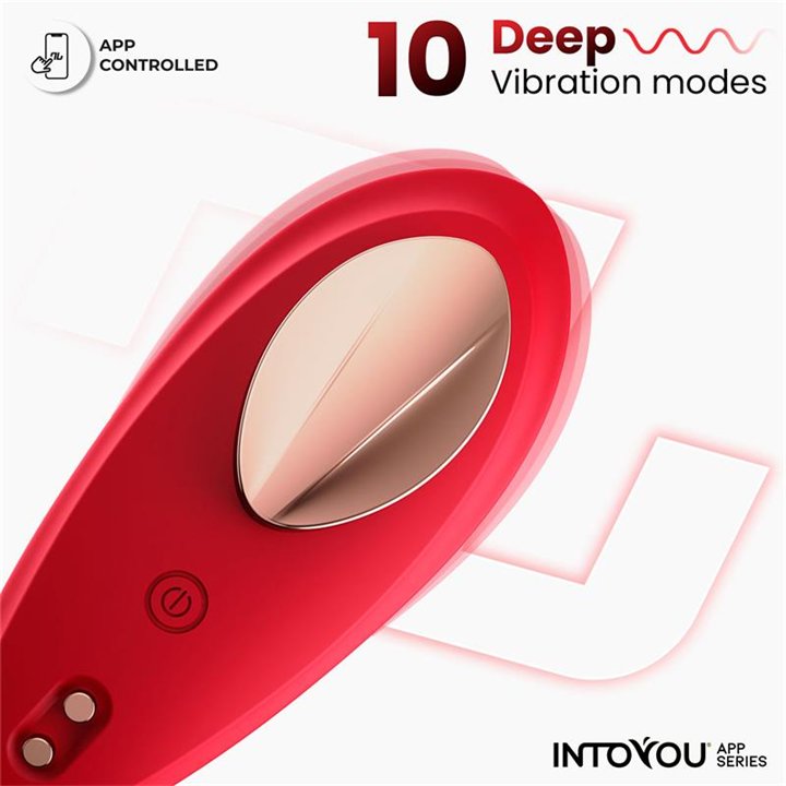Panty Vibrator with App Silicone Red - IN-280 - Teknashop Ltd