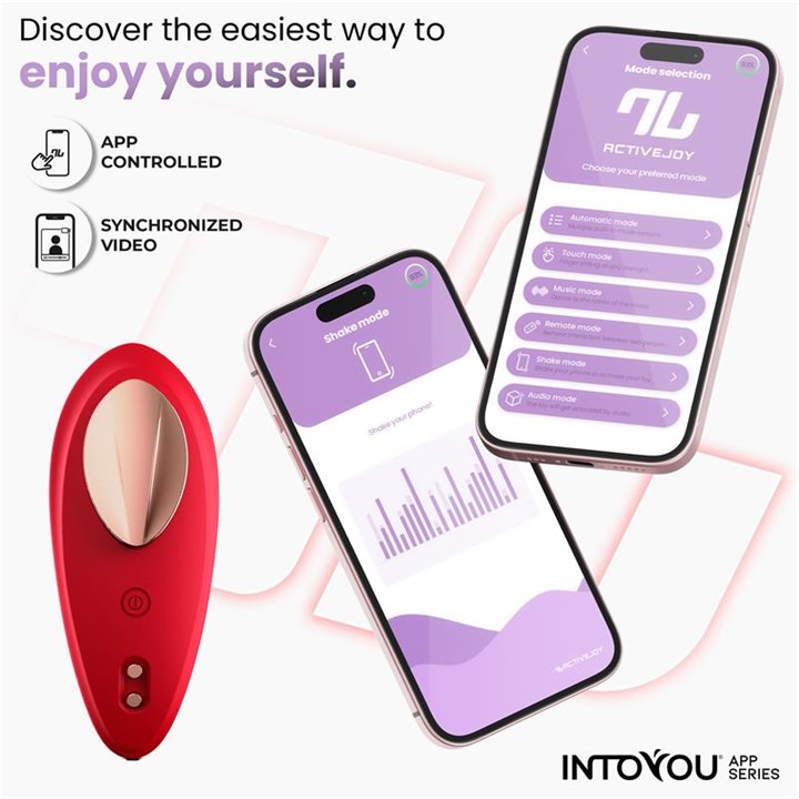 Panty Vibrator with App Silicone Red - IN-280 - Teknashop Ltd