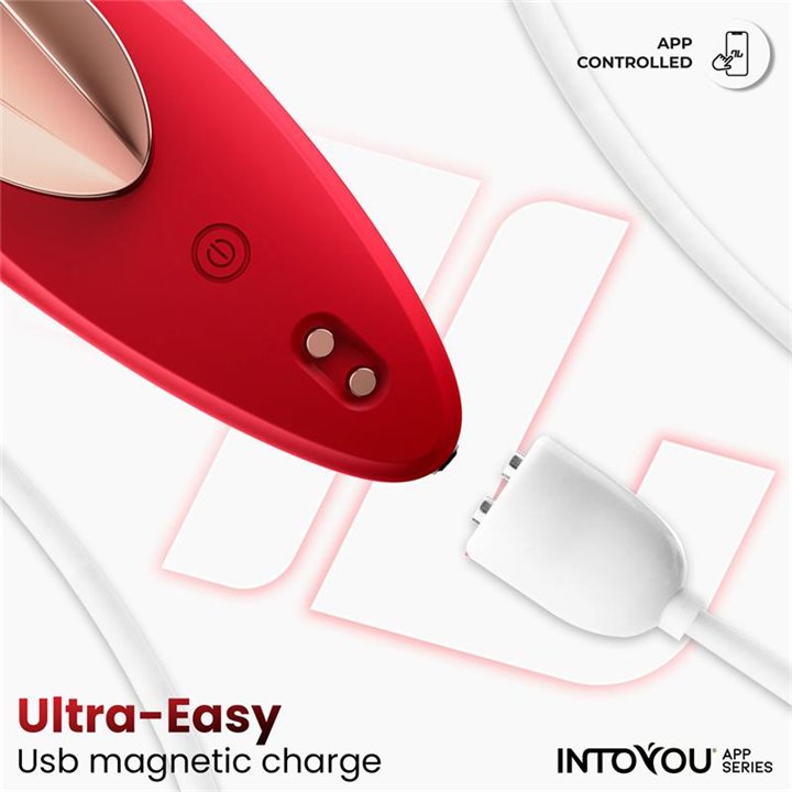 Panty Vibrator with App Silicone Red - IN-280 - Teknashop Ltd