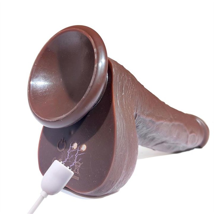 Severo Realistic Turbo Shaking Dildo Thrusting, 360º Rotation Remote Control Heat Effect - IN-247 - Teknashop Ltd