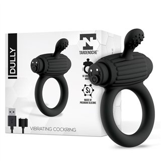 Dully Vibrating Penis Ring Silicone Magnetic USB - T-148 - Teknashop Ltd