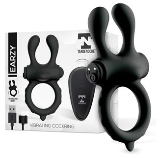 Earzy Vibrating Penis Ring with Remote Control USB Magnetic Silicone - T-147 - Teknashop Ltd