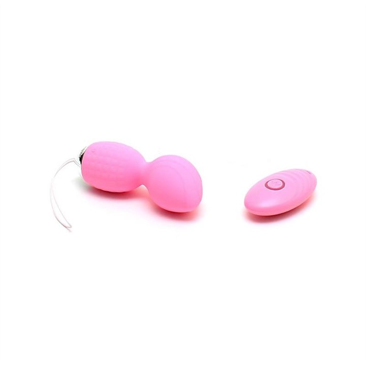 Vibrating Kegel Balls with Remote Control Athens Pink - R2552 - Teknashop Ltd