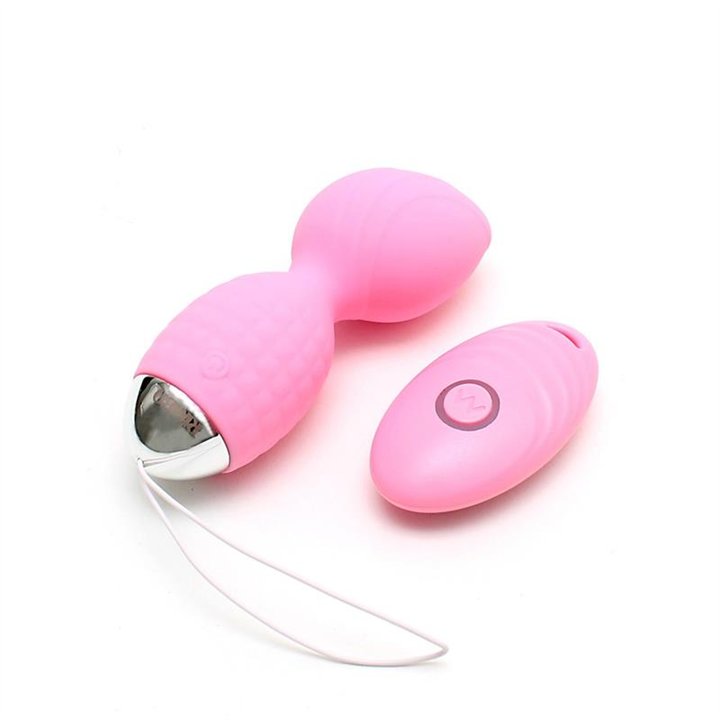 Vibrating Kegel Balls with Remote Control Athens Pink - R2552 - Teknashop Ltd