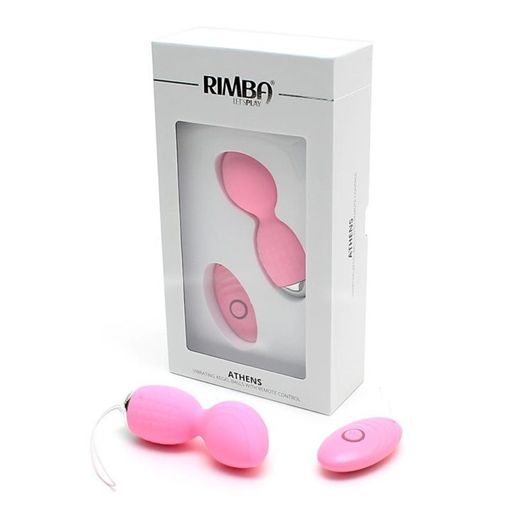 Vibrating Kegel Balls with Remote Control Athens Pink - R2552 - Teknashop Ltd