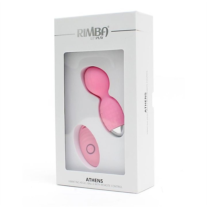 Vibrating Kegel Balls with Remote Control Athens Pink - R2552 - Teknashop Ltd