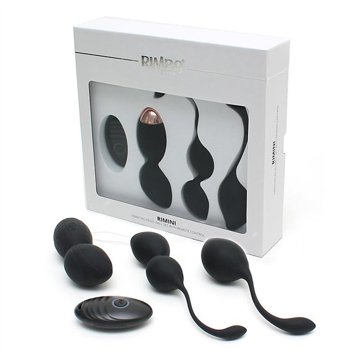 Vibrating Kegel Ball Set Rimini Black - R2555 - Teknashop Ltd