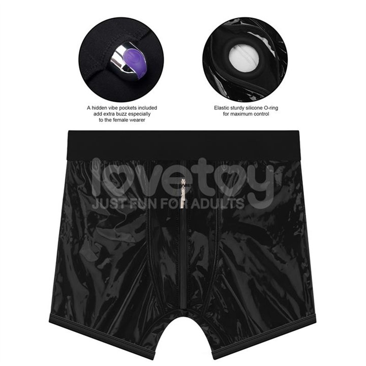 Strap-On Shorts Size L/XL 40-43 - LO-LV715303D - Teknashop Ltd