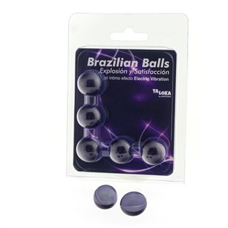 Set 5 Brazilian Balls Gel Electric Vibration Effect - 8412345047619 - Teknashop Ltd