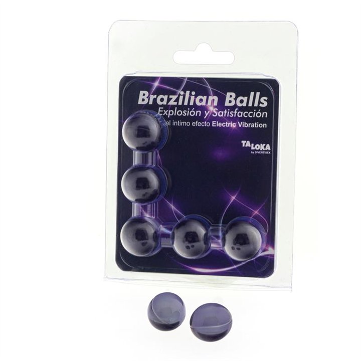 Set 5 Brazilian Balls Gel Electric Vibration Effect - 8412345047619 - Teknashop Ltd