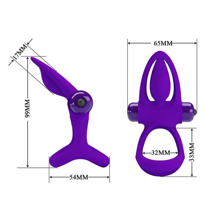 Vibrating Penis Ring - BI-210306 - Teknashop Ltd