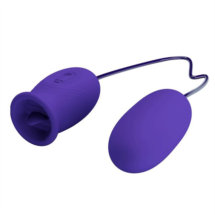 Daisy Youth Egg Vibrator and licking tongue - BI-014749L - Teknashop Ltd
