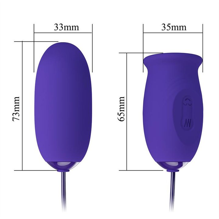 Daisy Youth Egg Vibrator and licking tongue - BI-014749L - Teknashop Ltd
