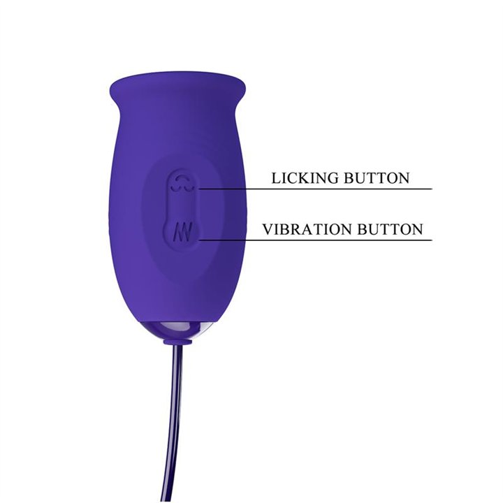 Daisy Youth Egg Vibrator and licking tongue - BI-014749L - Teknashop Ltd