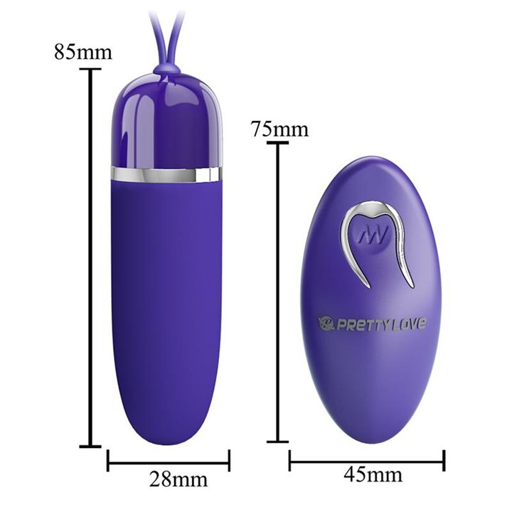 Darlene Youth Egg Vibrator with Remote - BI-014403WL - Teknashop Ltd