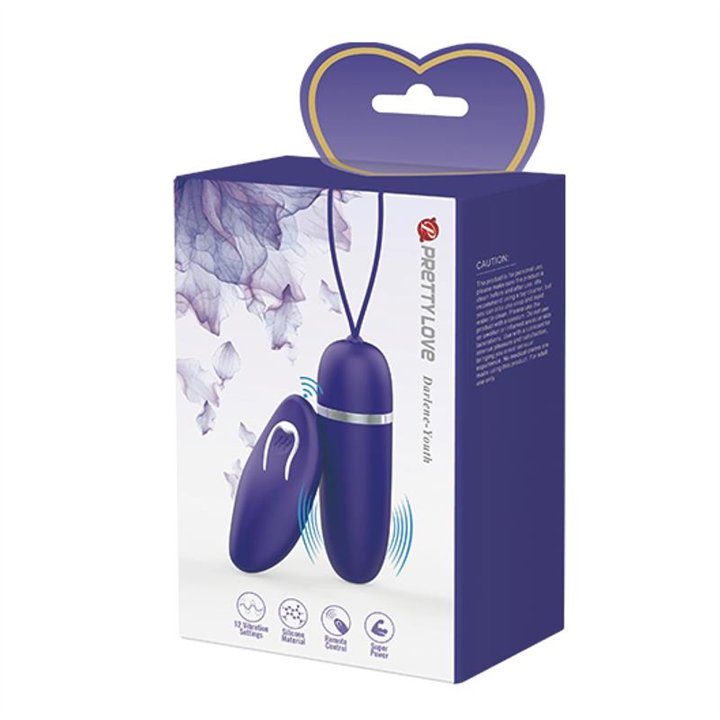 Darlene Youth Egg Vibrator with Remote - BI-014403WL - Teknashop Ltd