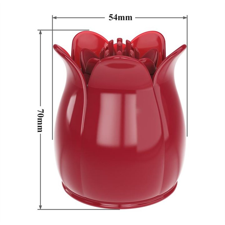 Flower Wand Power Wand Massager Head Red - BI-300005-1 - Teknashop Ltd