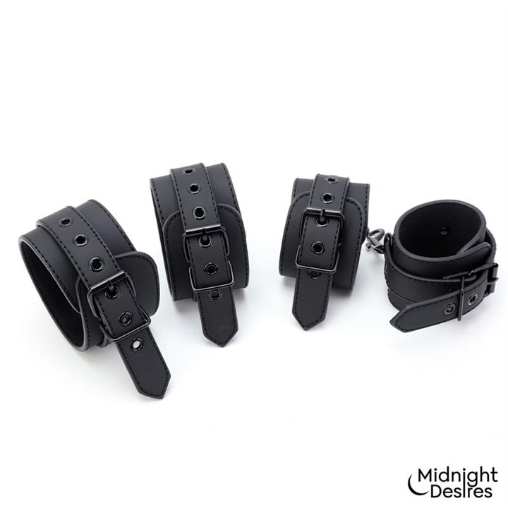 Rigid Crossed Bar with Cuffs - MD-068 - Teknashop Ltd