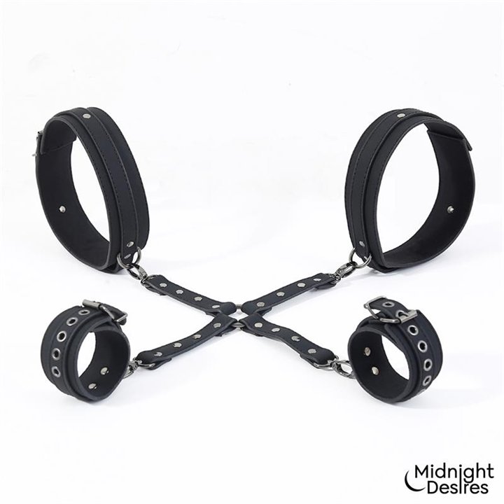 Cuffs and Thigh Hogtie Set - MD-054 - Teknashop Ltd