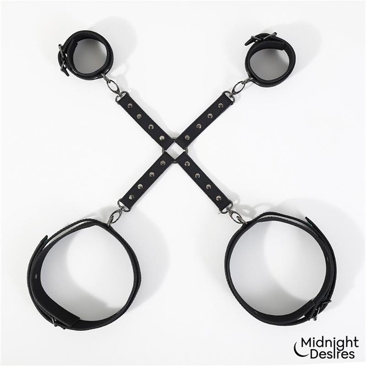 Cuffs and Thigh Hogtie Set - MD-054 - Teknashop Ltd