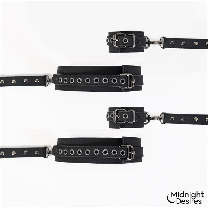 Cuffs and Thigh Hogtie Set - MD-054 - Teknashop Ltd