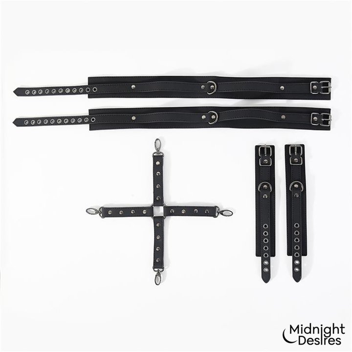 Cuffs and Thigh Hogtie Set - MD-054 - Teknashop Ltd