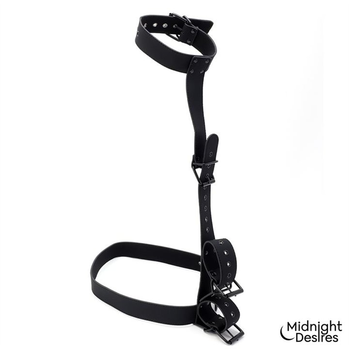 Collar and Wrist Cuffs Body Restraint Set - MD-052 - Teknashop Ltd