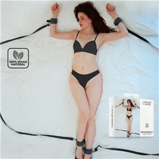 Under Mattress Set with Wrist & Ankle Cuffs Cl.24 - MD-066 - Teknashop Ltd