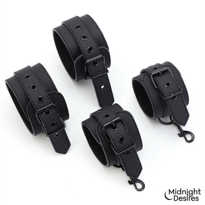 Under Mattress Set with Wrist & Ankle Cuffs Cl.24 - MD-066 - Teknashop Ltd