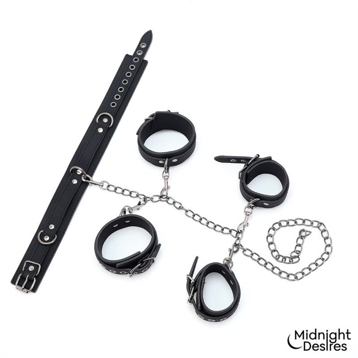 Restriction Set with Collar and Cuffs - MD-061 - Teknashop Ltd