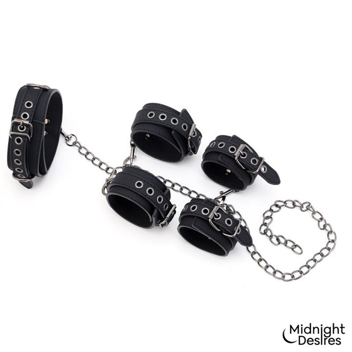 Restriction Set with Collar and Cuffs - MD-061 - Teknashop Ltd