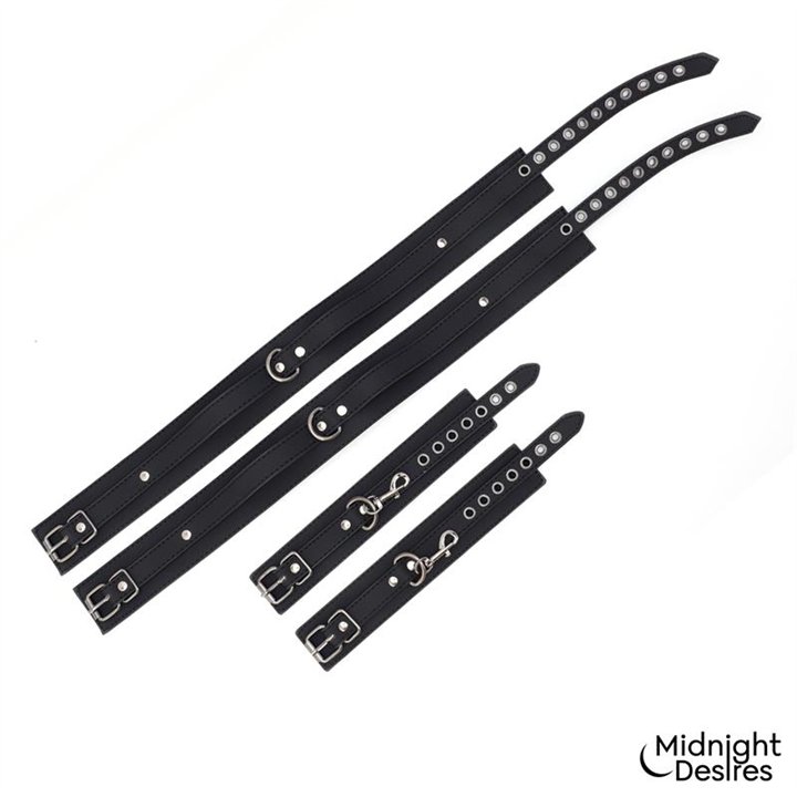 Restrain Set with Hand and Thigh Cuffs - MD-058 - Teknashop Ltd