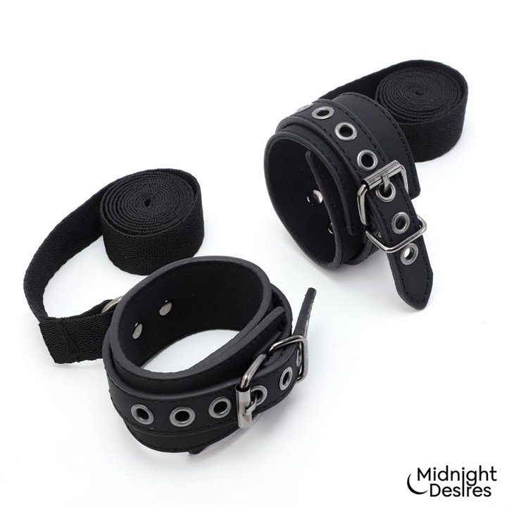 Bondage Set with Blindfold, Feather Tickle and Cuffs - MD-067 - Teknashop Ltd