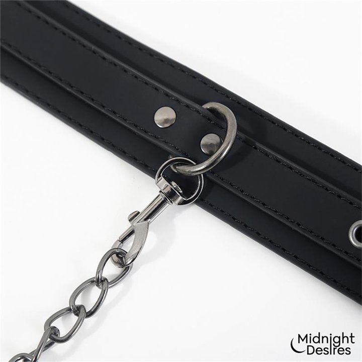 Collar and Ankle Cuffs with Chain - MD-060 - Teknashop Ltd