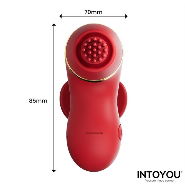 Beeny Stimulator with 4 Caps, Suction, Tapping, Tickling and Licking - U-079 - Teknashop Ltd