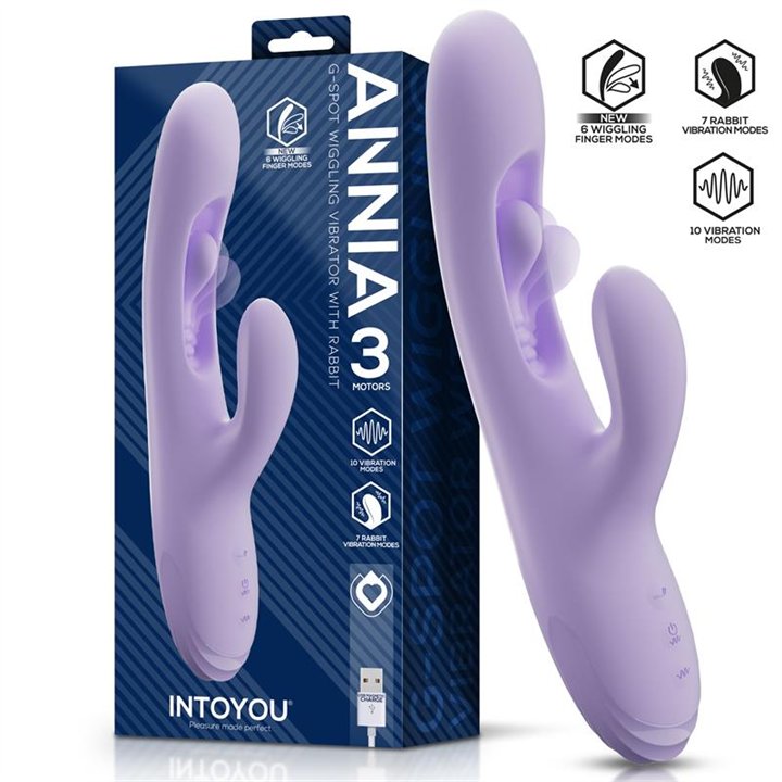 Annia G-Spot Vibrator with Internal Wiggling - U-078 - Teknashop Ltd