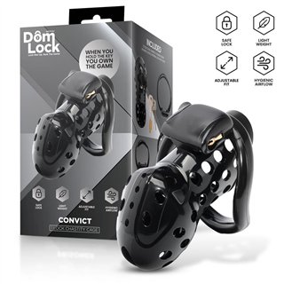 Convict Chastity Cage with Internal Lock - DL-094 - Teknashop Ltd