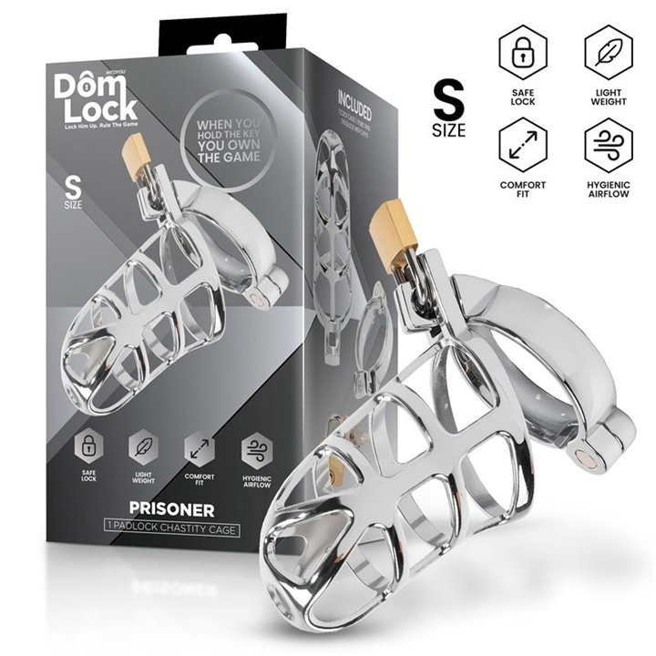 Prisoner Chastity Cage Size S - DL-081 - Teknashop Ltd