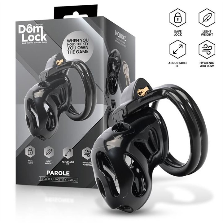 Parole Chastity Cage with Internal Lock - DL-093 - Teknashop Ltd
