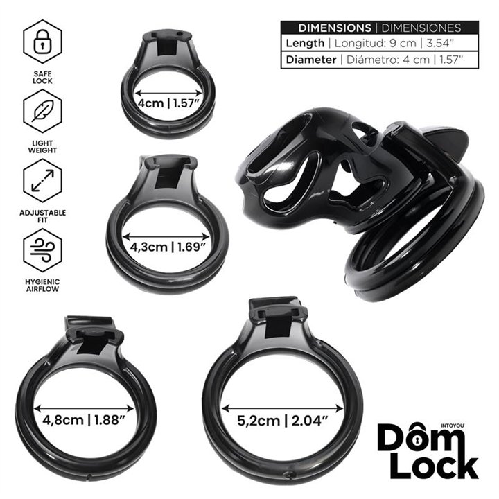 Parole Chastity Cage with Internal Lock - DL-093 - Teknashop Ltd